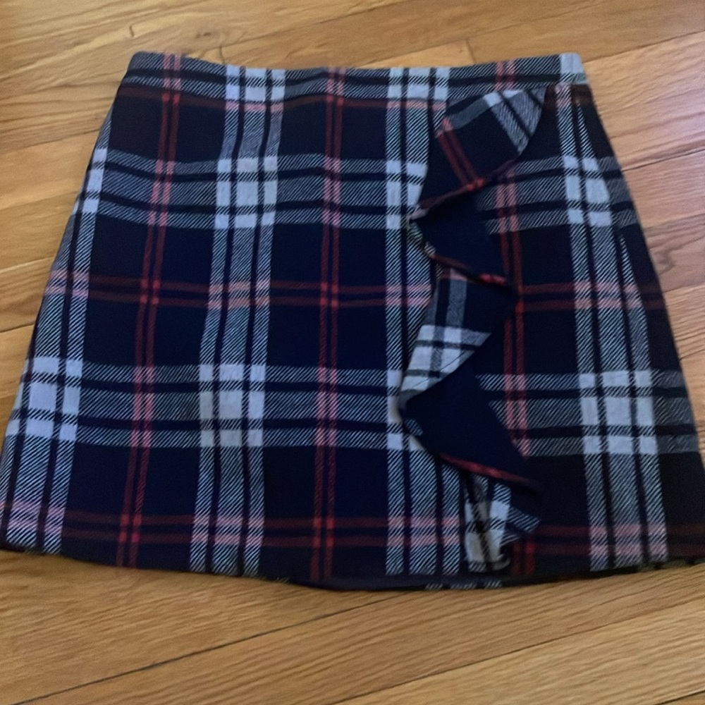 J. Crew Mercantile Plaid Skirt Size 8